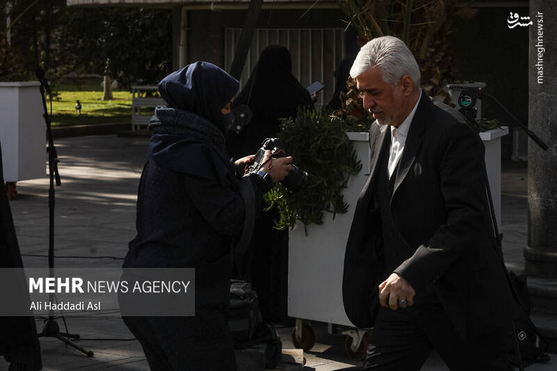 عکس/ هیئت دولت در حیاط دولت