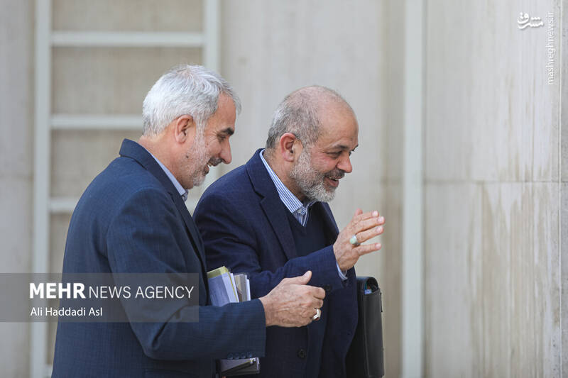 عکس/ هیئت دولت در حیاط دولت