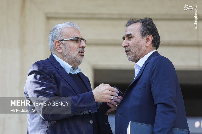 عکس/ هیئت دولت در حیاط دولت