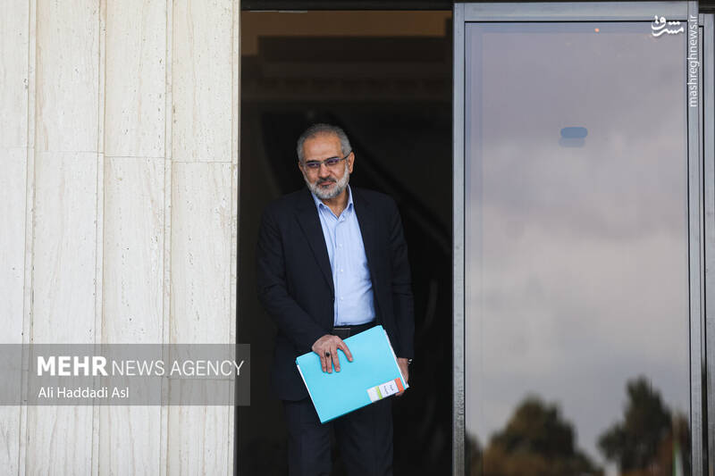 عکس/ هیئت دولت در حیاط دولت