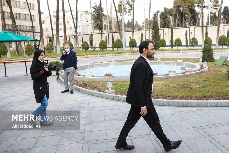 عکس/ هیئت دولت در حیاط دولت