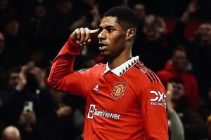 رشفورد به رکورد رونی رسید + عکس