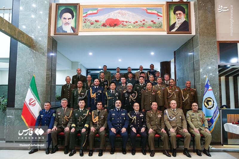 عکس/ دیدار وابستگان نظامی کشورهای خارجی با فرمانده نهاجا