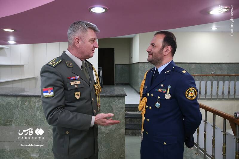 عکس/ دیدار وابستگان نظامی کشورهای خارجی با فرمانده نهاجا