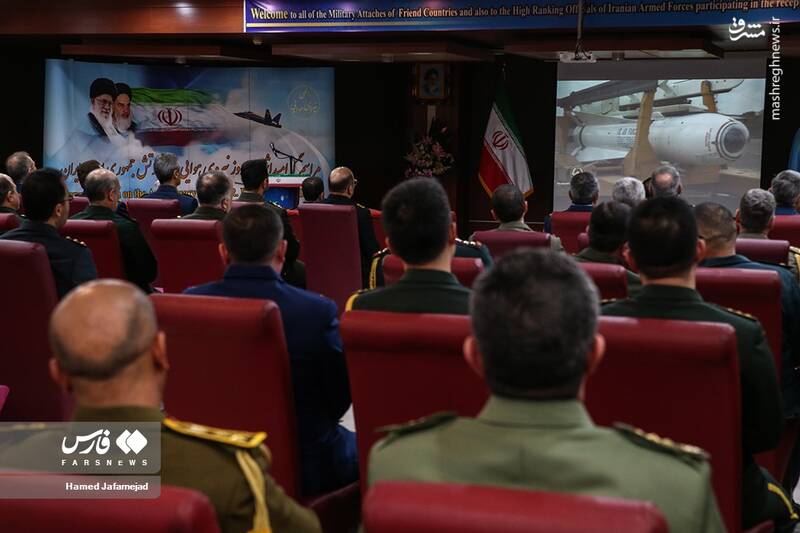 عکس/ دیدار وابستگان نظامی کشورهای خارجی با فرمانده نهاجا