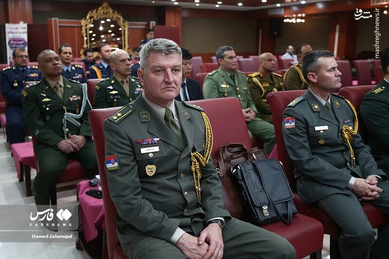 عکس/ دیدار وابستگان نظامی کشورهای خارجی با فرمانده نهاجا