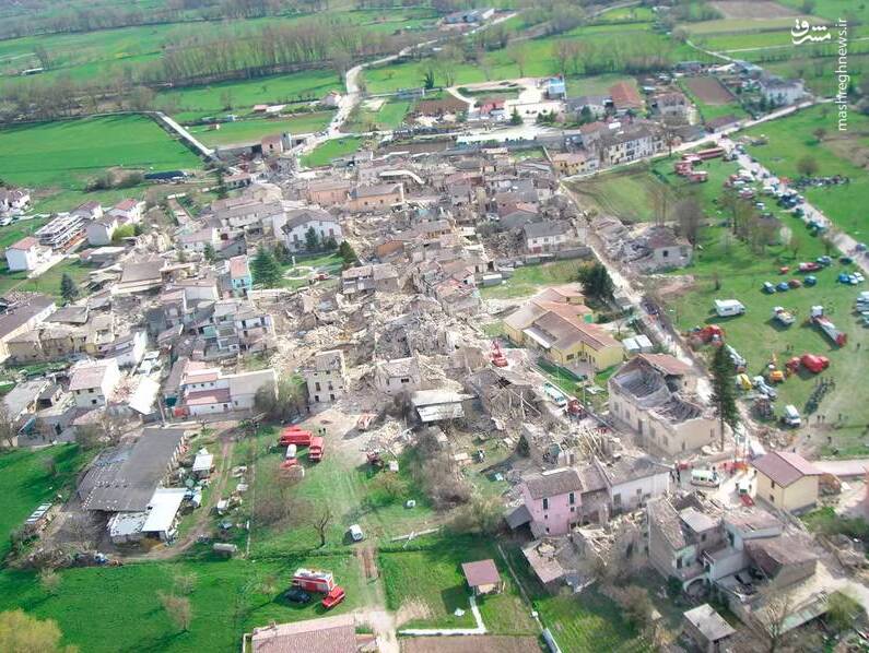 زلزله مهیب در استان لاکویلا ایتالیا در سال 2009 با بیش از 100 کشته