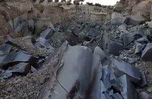 شکاف وحشتناک زمین در ترکیه در پی زلزله اخیر!