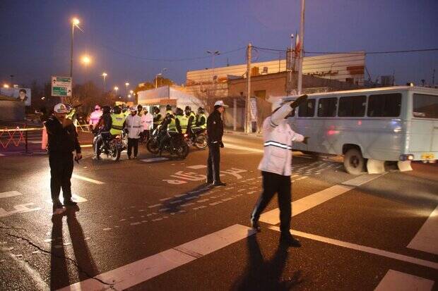 آمادگی کامل مأموران راهور/پوشش ترافیکی محورهای منتهی به راهپیمایی