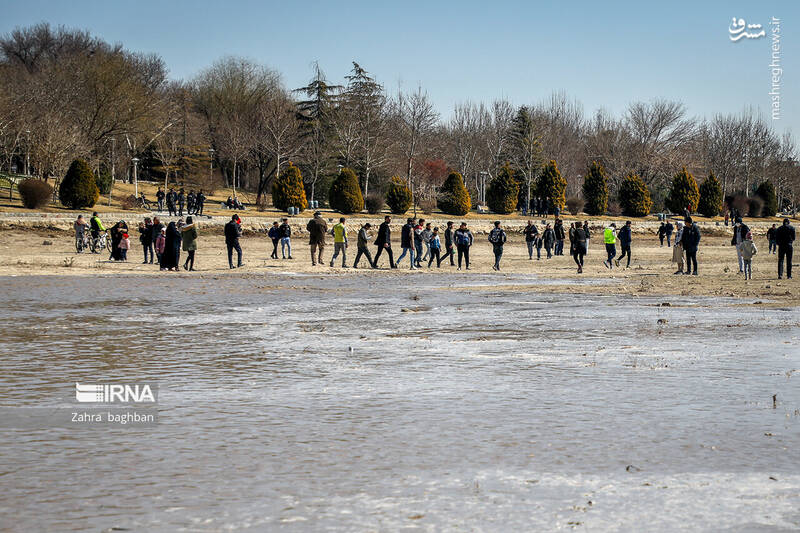 عکس/رسیدن آب به اصفهان