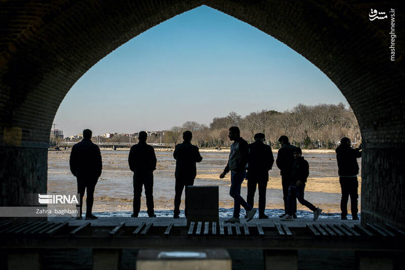 عکس/رسیدن آب به اصفهان