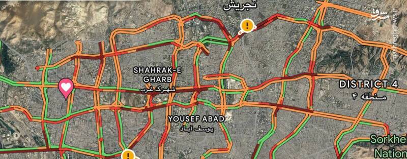 عکس/تهران قفل شد!