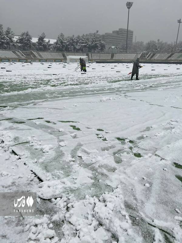 وضعیت ورزشگاه دستگردی در آستانه بازی استقلال +عکس