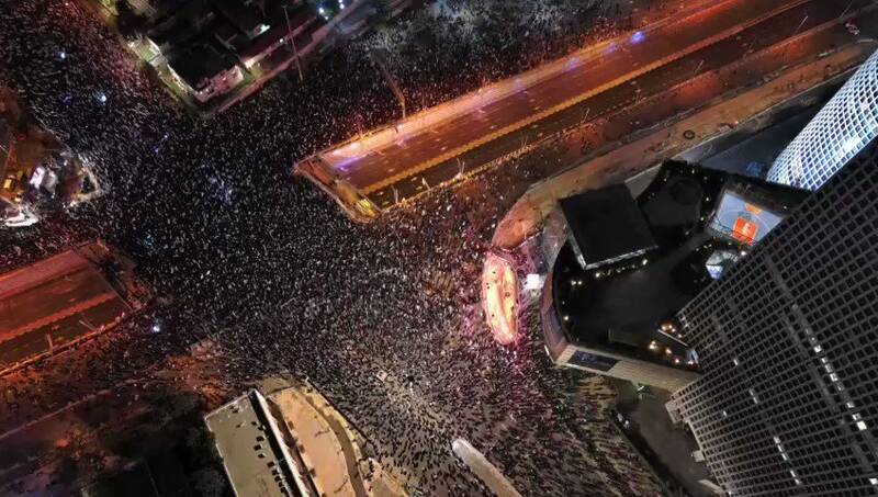 ادامه اعتراض صهیونیستها در سرزمینهای اشغالی + فیلم و عکس