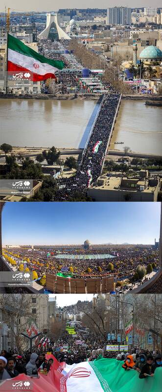 دست و پا زدن ضدانقلاب برای زیر سوال بردن حضور میلیونی مردم +عکس