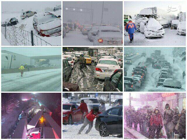 احسان کرمی دلقک خارج نشین نگران برف تهران شد+ عکس