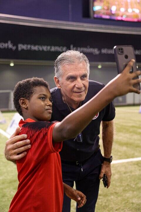 رویت مربی تیم ملی فوتبال همراه کیروش در قطر 3