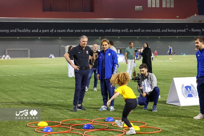 حضور کیروش در کارخانه بازیکن سازی قطر +عکس