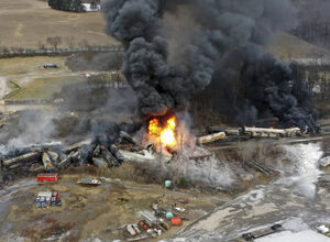 آخرالزمان در اوهایو/ ۳۰ میلیون آمریکایی در معرض سرطان هستند+ عکس و فیلم حادثهی قطار در اوهایو - نمایه