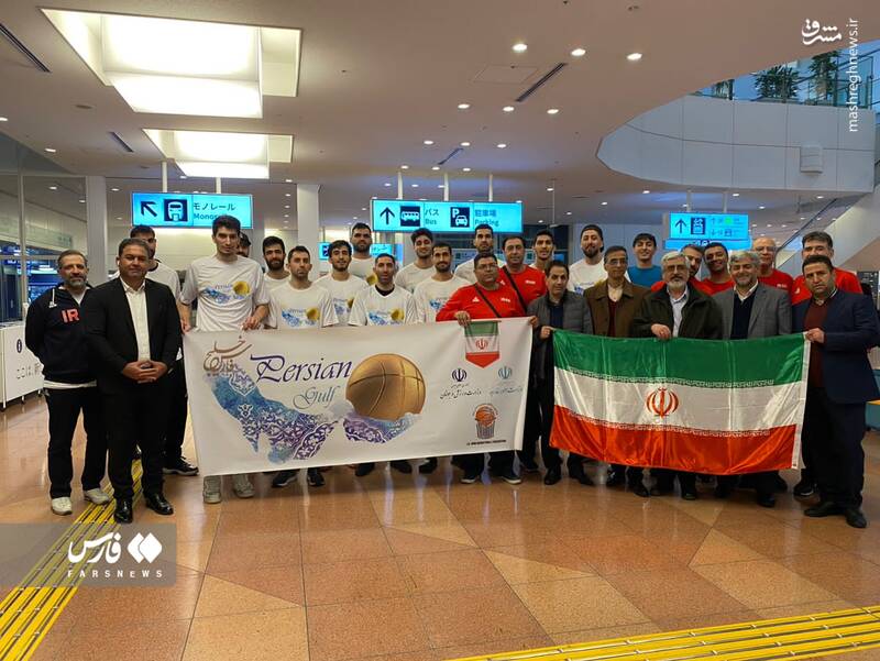 حرکت جالب بسکتبالیستهای ایران در ژاپن +عکس