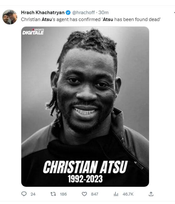 تایید خبر تلخ؛ جسد ستاره سابق چلسی پیدا شد 2