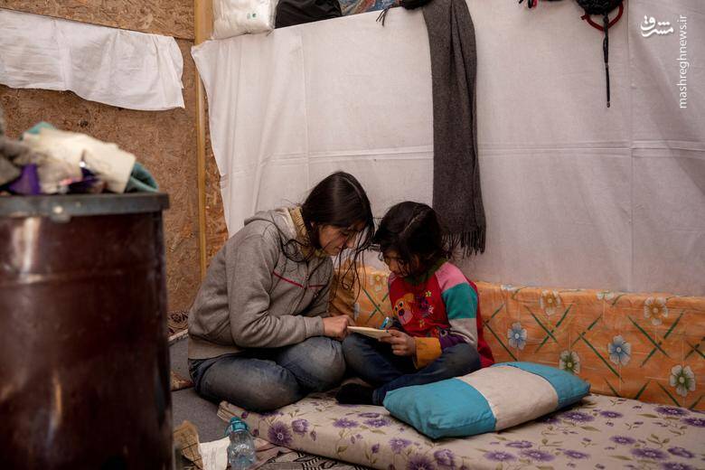 مطالعه کودکان سوری در یک کمپ برای آوارگان در قهرمان مراس، ترکیه