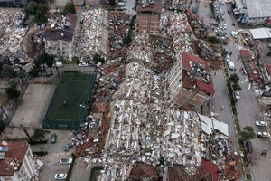 تصاویر هوایی از مناطق زلزله‌زده ترکیه