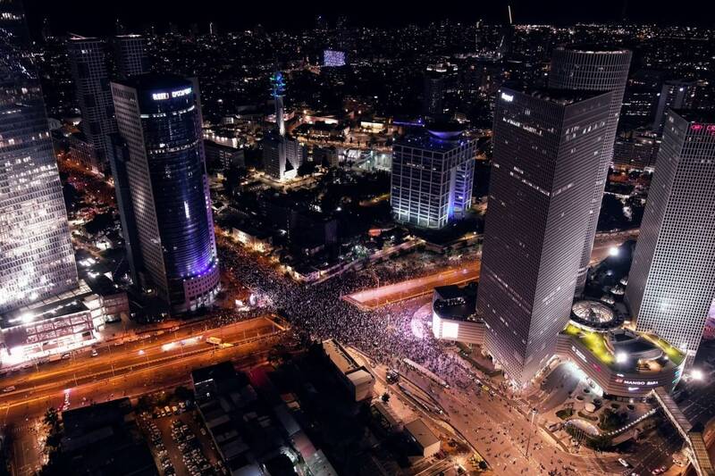 افزایش تظاهراتکنندگان علیه نتانیاهو به ۲۵۰هزار نفر