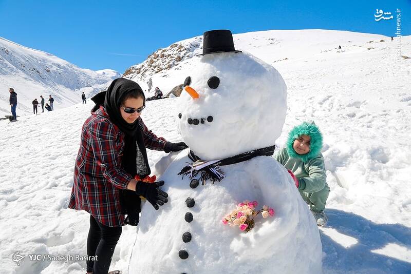 عکس/ جشنواره آدم برفی در دهاقان