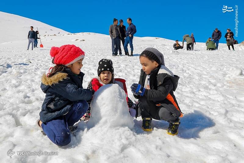 عکس/ جشنواره آدم برفی در دهاقان