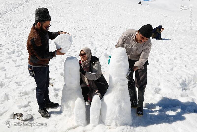 عکس/ جشنواره آدم برفی در دهاقان