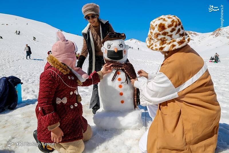عکس/ جشنواره آدم برفی در دهاقان