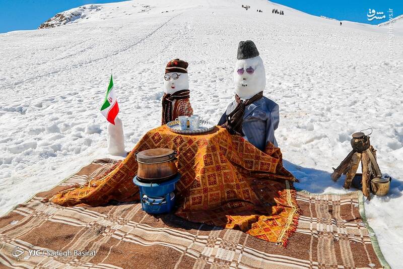 عکس/ جشنواره آدم برفی در دهاقان