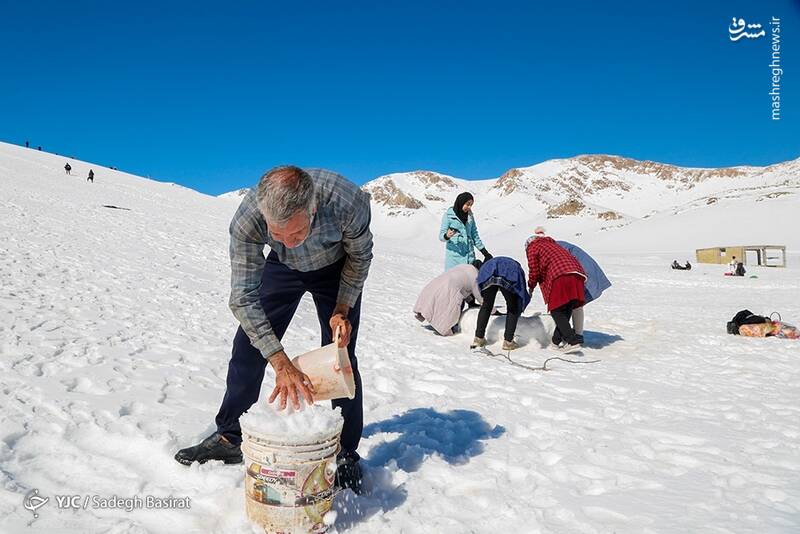 عکس/ جشنواره آدم برفی در دهاقان