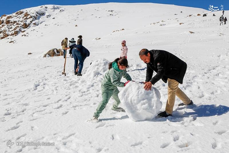 عکس/ جشنواره آدم برفی در دهاقان