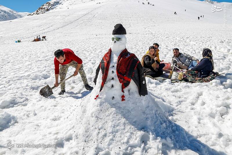عکس/ جشنواره آدم برفی در دهاقان