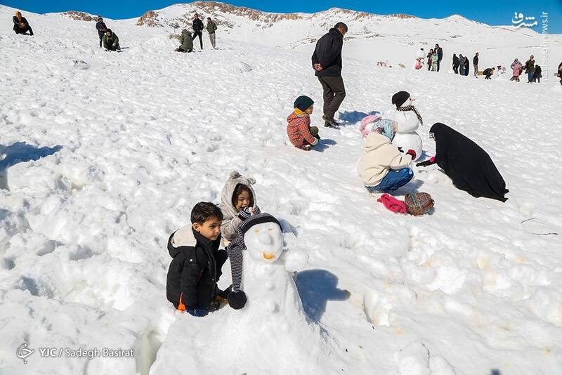 عکس/ جشنواره آدم برفی در دهاقان