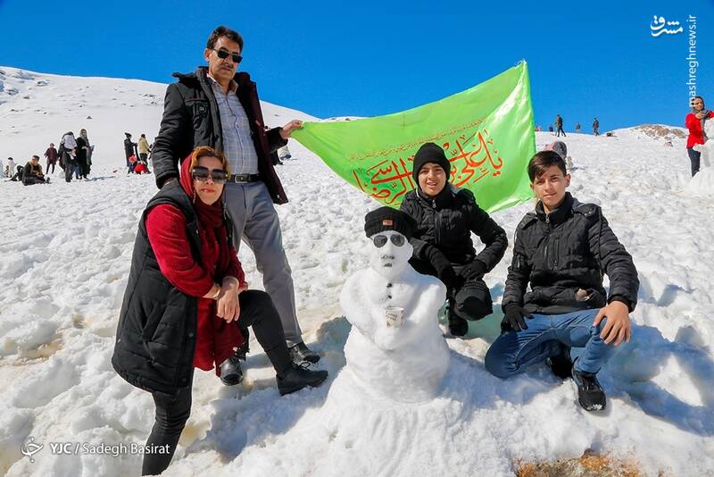 عکس/ جشنواره آدم برفی در دهاقان