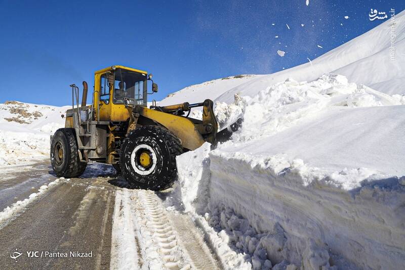 عکس/ بازگشایی مسیرهای ارتباطی کوهرنگ و بازفت
