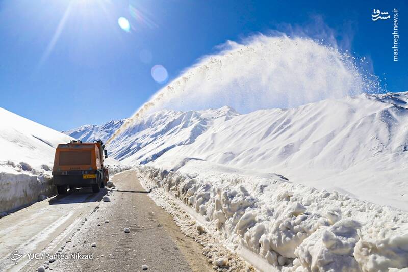 عکس/ بازگشایی مسیرهای ارتباطی کوهرنگ و بازفت