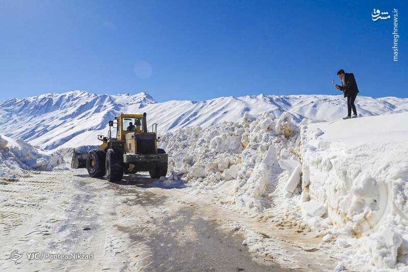 عکس/ بازگشایی مسیرهای ارتباطی کوهرنگ و بازفت