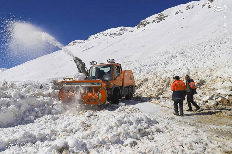 عکس/ بازگشایی مسیرهای ارتباطی کوهرنگ و بازفت