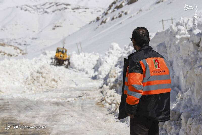 عکس/ بازگشایی مسیرهای ارتباطی کوهرنگ و بازفت