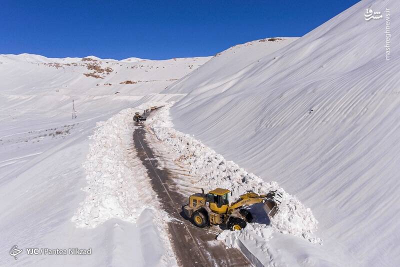 عکس/ بازگشایی مسیرهای ارتباطی کوهرنگ و بازفت