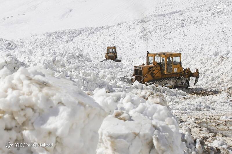 عکس/ بازگشایی مسیرهای ارتباطی کوهرنگ و بازفت