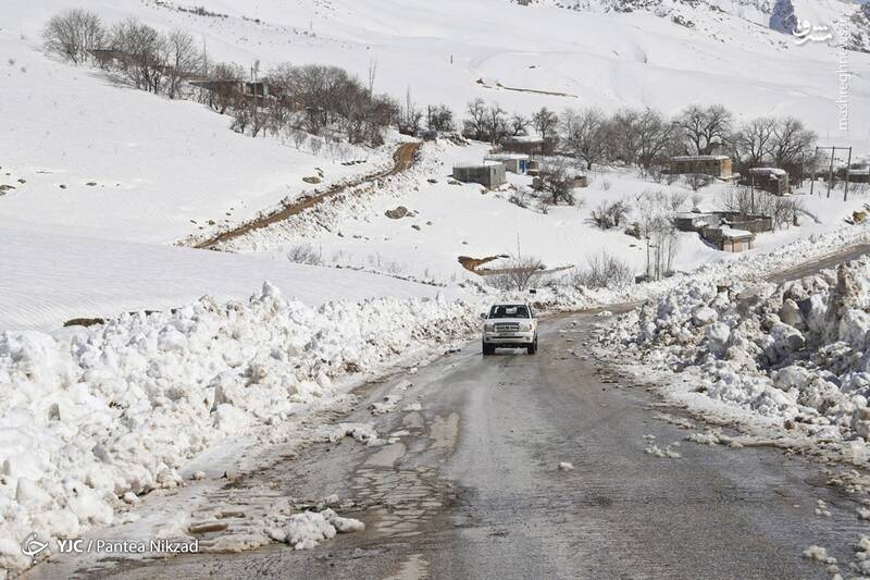 عکس/ بازگشایی مسیرهای ارتباطی کوهرنگ و بازفت