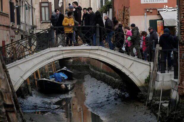 ونیز خشک شد+ عکس