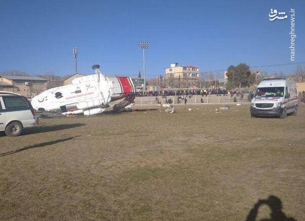 سانحه برای بالگرد حامل وزیر ورزش/ فوت یک نفر تایید شد +عکس و فیلم