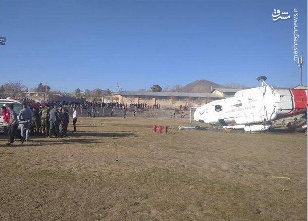 سانحه برای بالگرد حامل وزیر ورزش/ فوت یک نفر تایید شد +عکس و فیلم