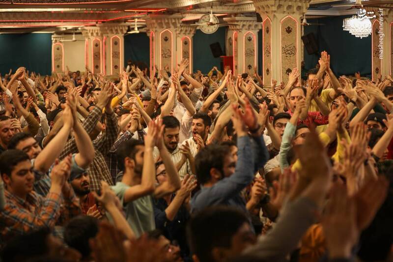 عکس/ شب ولادت امام حسین(ع) در امام زاده علی اکبر(ع) چیذر